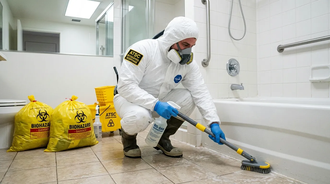 Decontamination equipment deployed for Blood Cleanup in Stokesdale